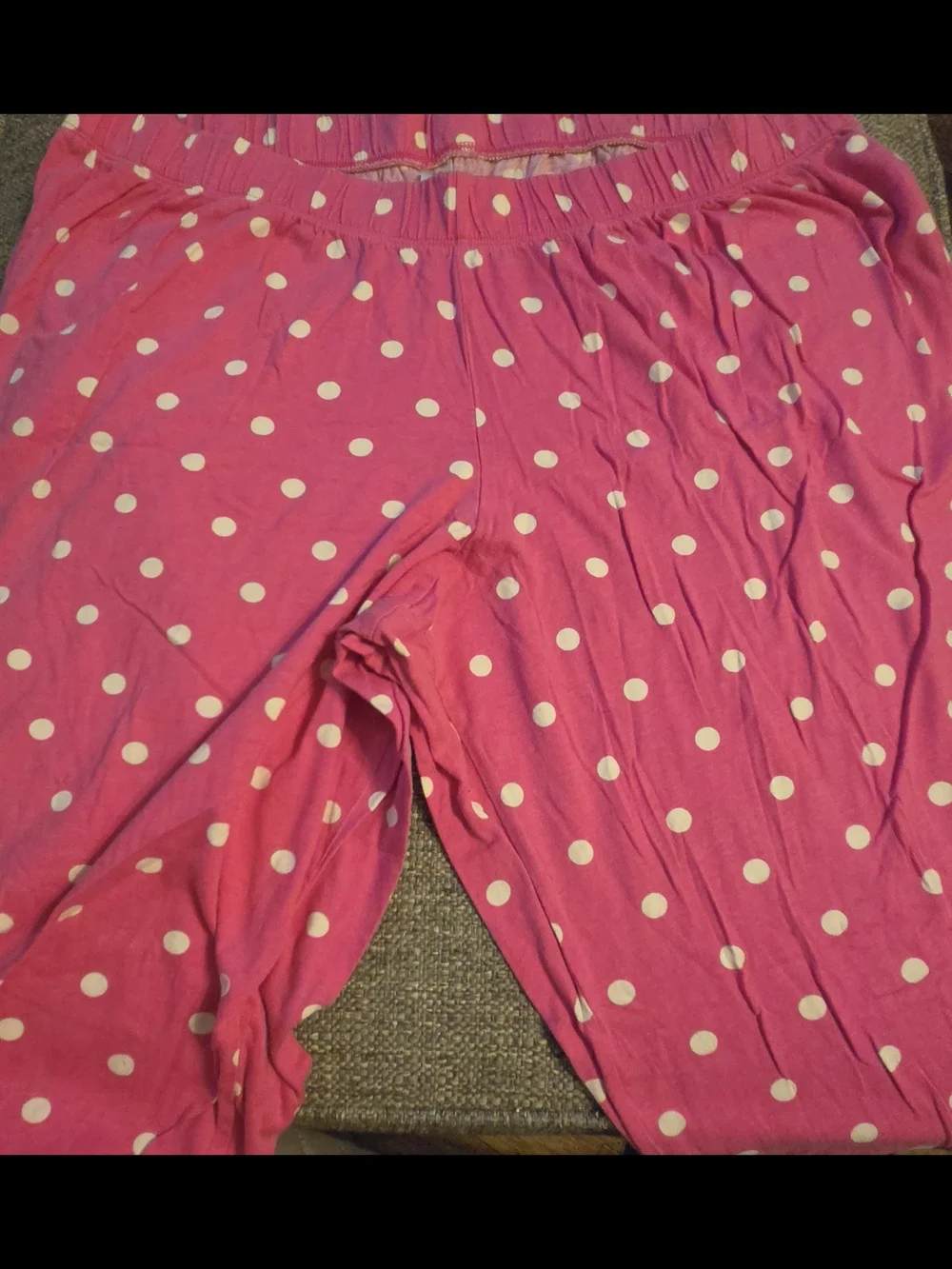 Cacique Hot Pink Polka Dot  Pajama Set